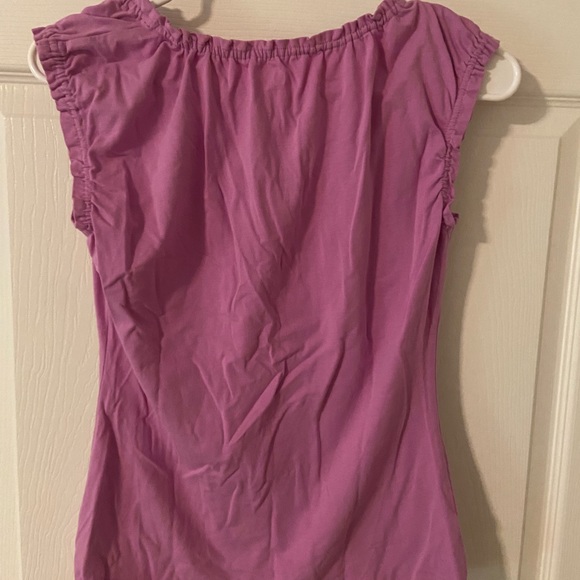 Loft Short Sleeve Top, Size PS. Purplish. - Picture 2 of 4